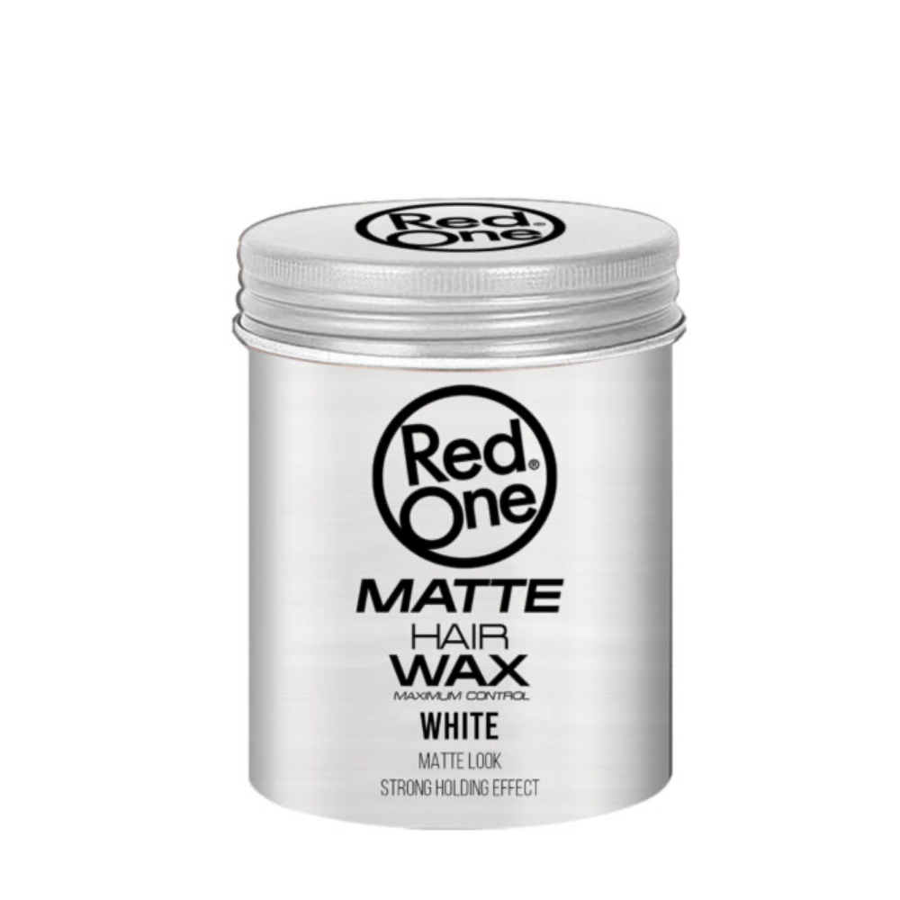 Red One Matte Hair Wax White 100ml
