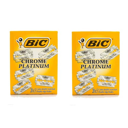 Lâminas Bic - 2 Caixas (200 lâminas)