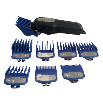 Conjunto de 8 pentes azuis