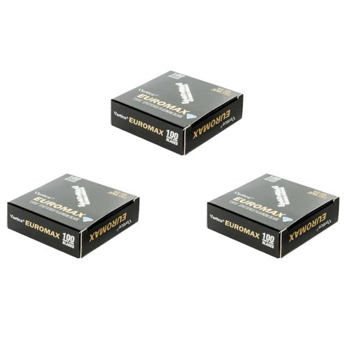 Lâminas individuais Euromax / Silvermax - 3 Caixas ( 300 lâminas)