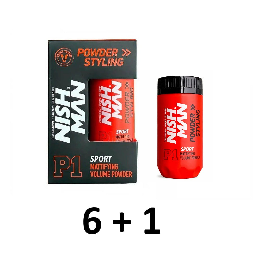 Cera em pó Nishman - P1 Sport 20g (6+1)
