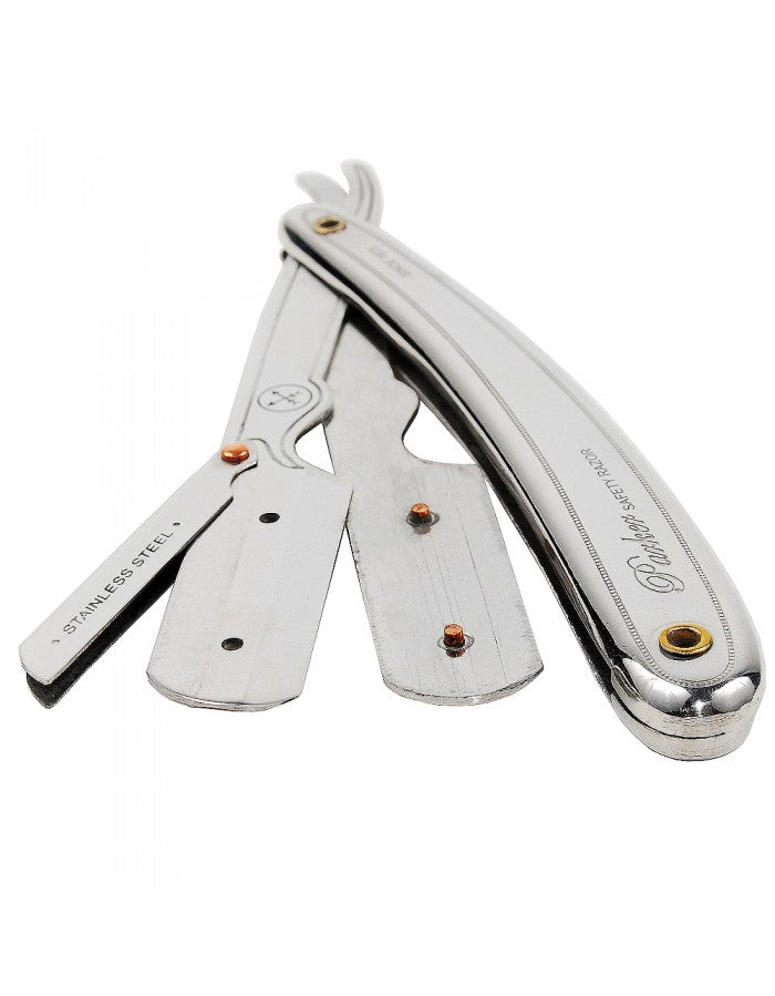 Parker navalha barbear safety cabo metal SRI