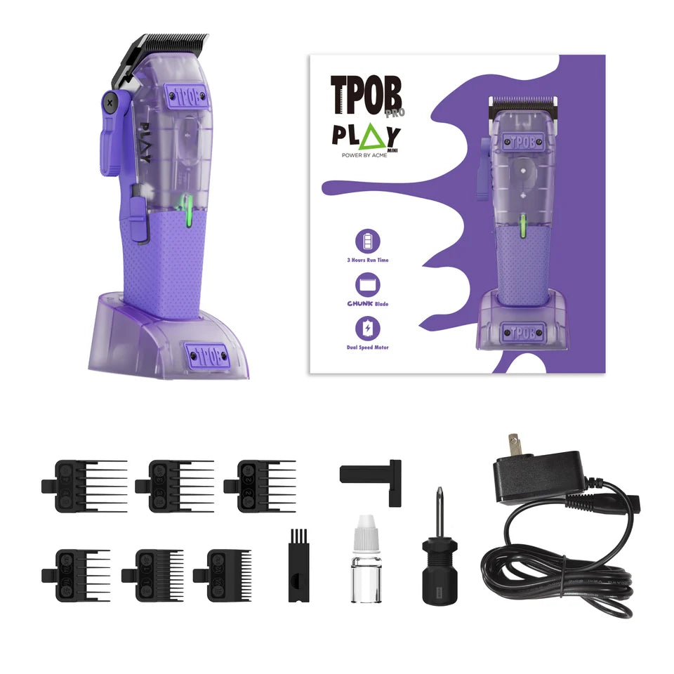 TPOB Play Mini Clipper - Edição Roxa/Transparente