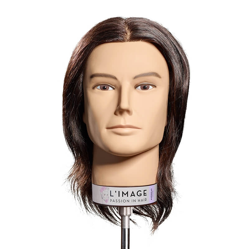 Cabeça Académica de Cabelo Natural