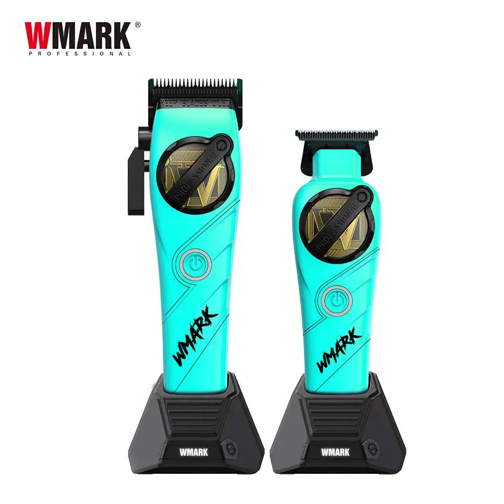 WMARK NG-8637KIT Blue 5 In 1 Barber Kit