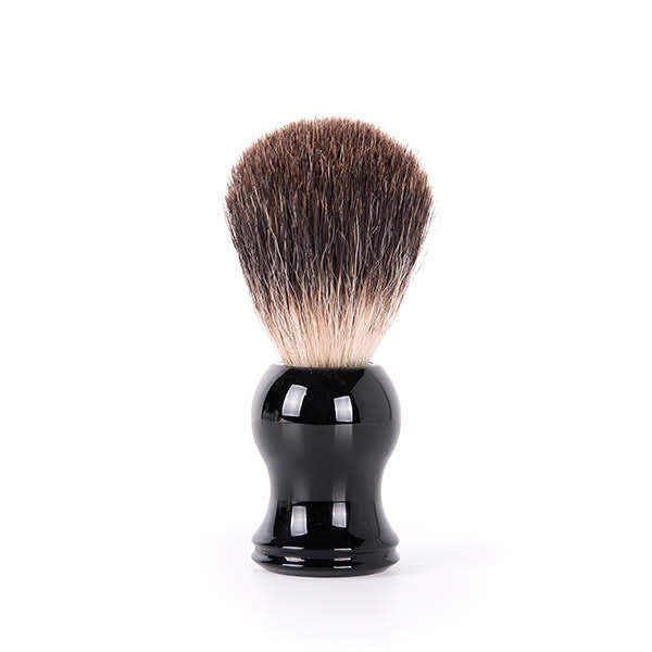Pincel de barbear pêlo de texugo preto Bifull
