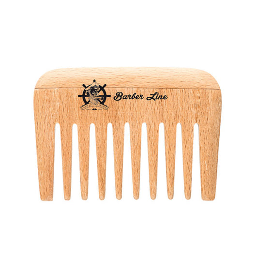 Pente de madeira para barba Eurostil