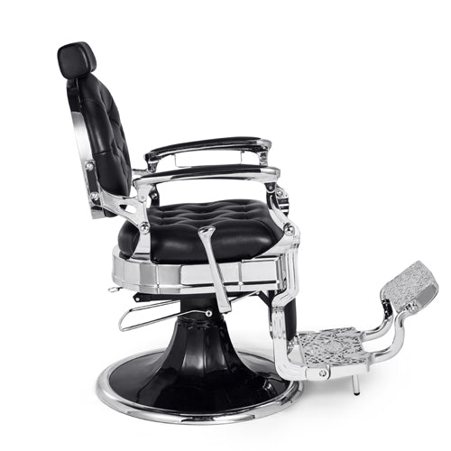 Cadeira de Barbeiro Kirk B Prateada