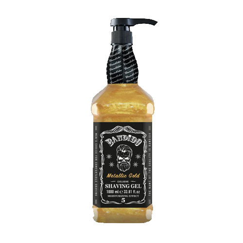 Shaving Gel Bandido Metallic Gold 1000ml