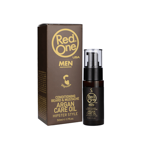 Óleo barba & bigode Argão Red One 50ml