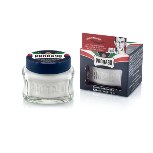 Creme Pré Shave Proraso 100ml - Aloe Vera e Vitaminia E – LB Cosméticos