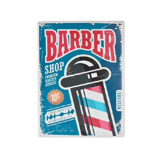 Placa Metálica para Barbearia