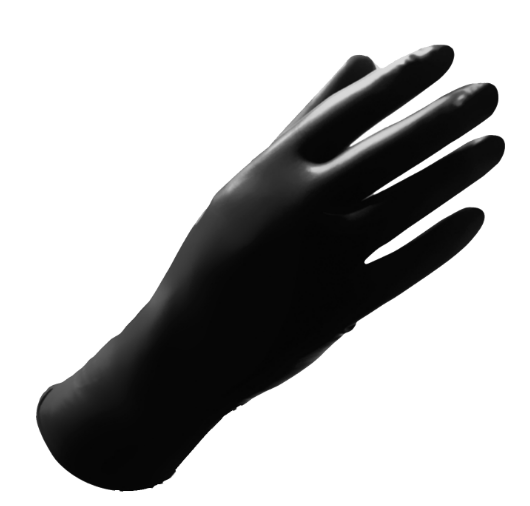 Luvas Reutilizáveis HS BLACK TOUCH - cx 10 uni