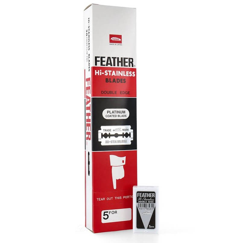 Feather Razor Blades Double Edges x100