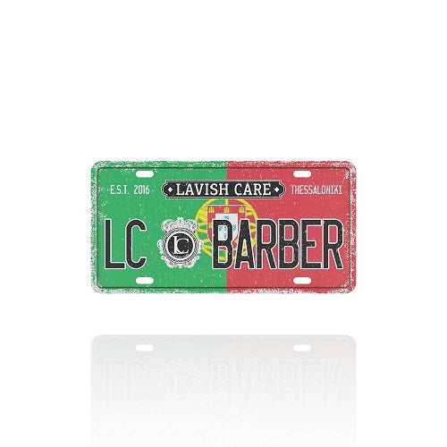 Placa Metálica para Barbearia