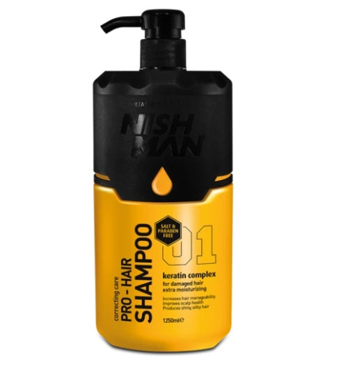 Champô Queratina Nishman 1250ml (Sem Sal)