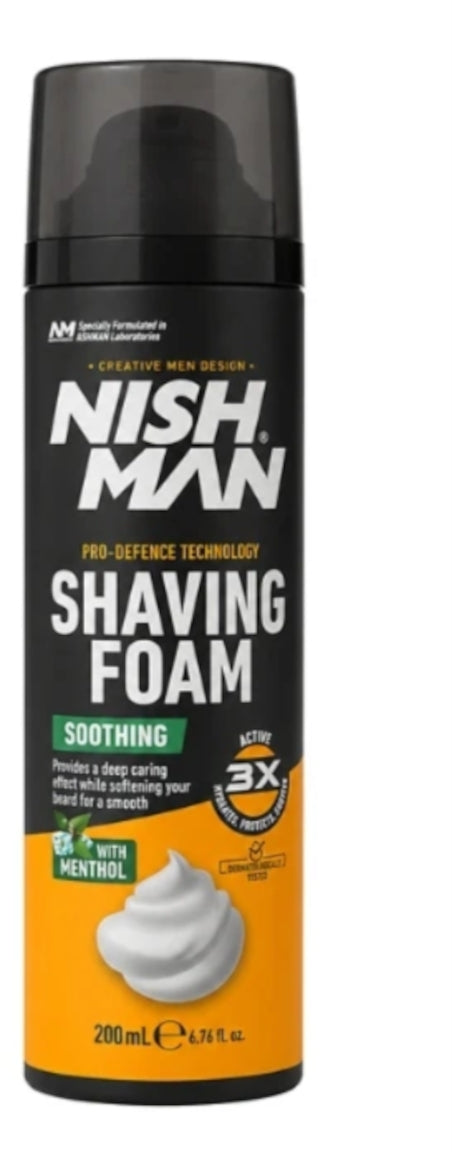 Espuma Para Barbear Nishman Soothing 200ml