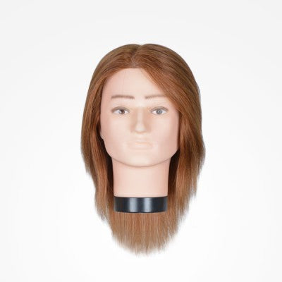 Cabeça académica de cabelo natural + Suporte