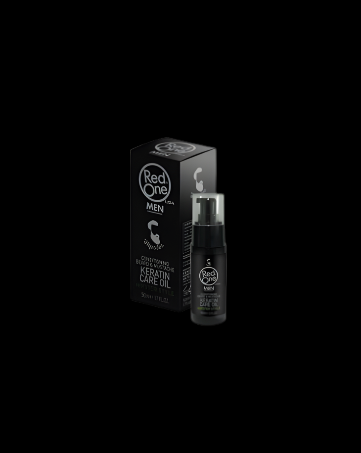 Óleo barba e bigode queratina red one 50ml