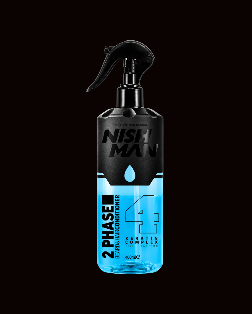 2Phase Condicionador Keratin Complex 1 Barba e Cabelo Nishman 400ml
