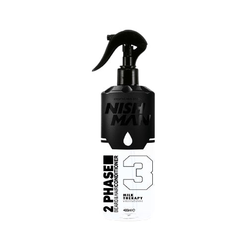 2Phase Condicionador Milky Therapy 3 Barba e Cabelo Nishman 400ml