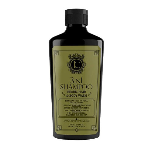 Champô 3 em 1 (Barba, Cabelo e Corpo) Lavish Care 300ml