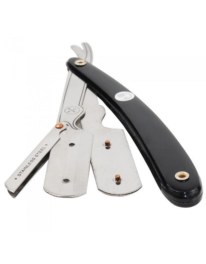 Parker navalha barbear safety cabo preto SRB