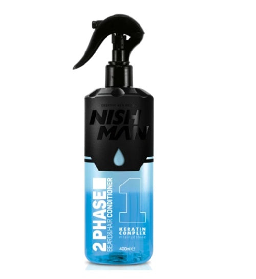 2Phase Condicionador Keratin Complex 1 Barba e Cabelo Nishman 400ml