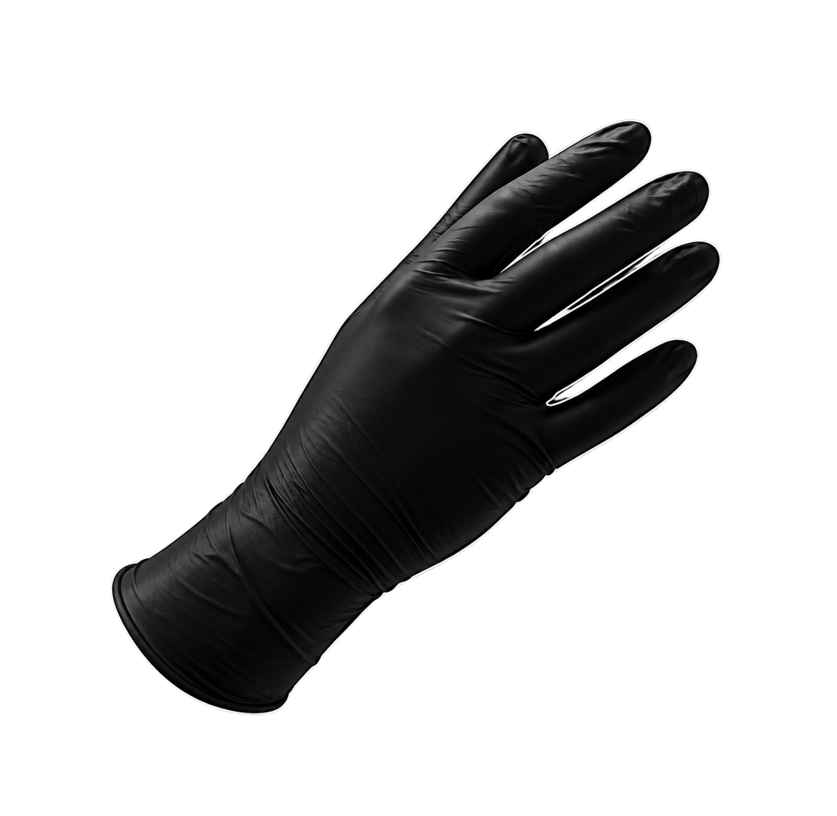 Luvas Reutilizáveis HS BLACK TOUCH - cx 10 uni