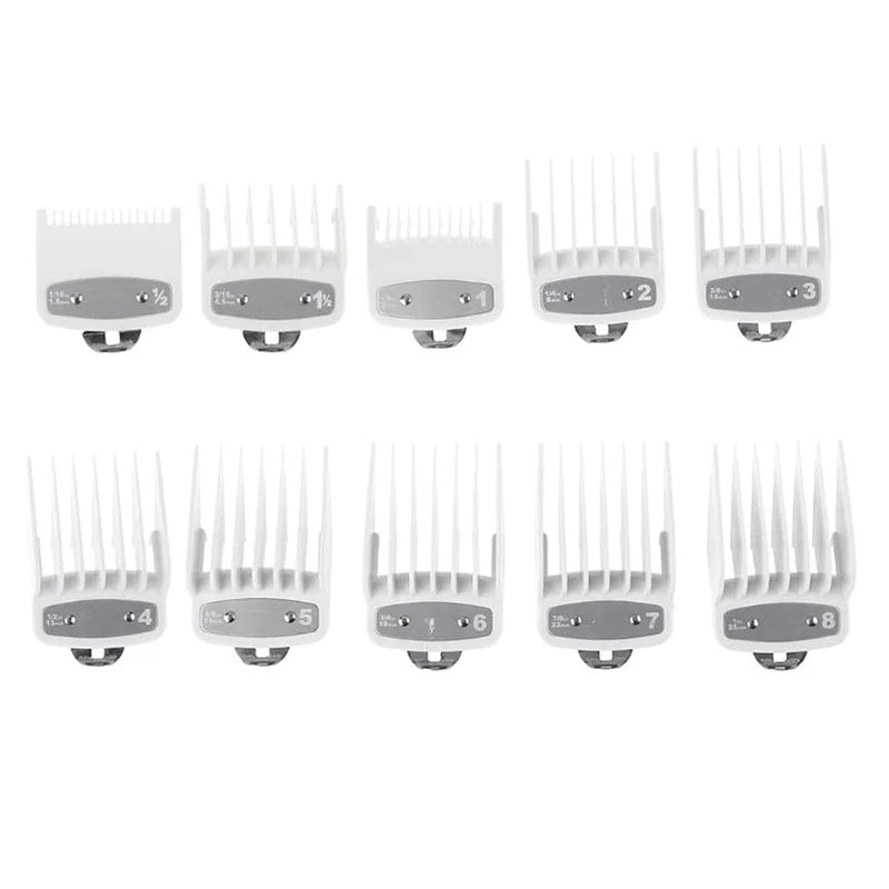 Conjunto de 10 pentes brancos