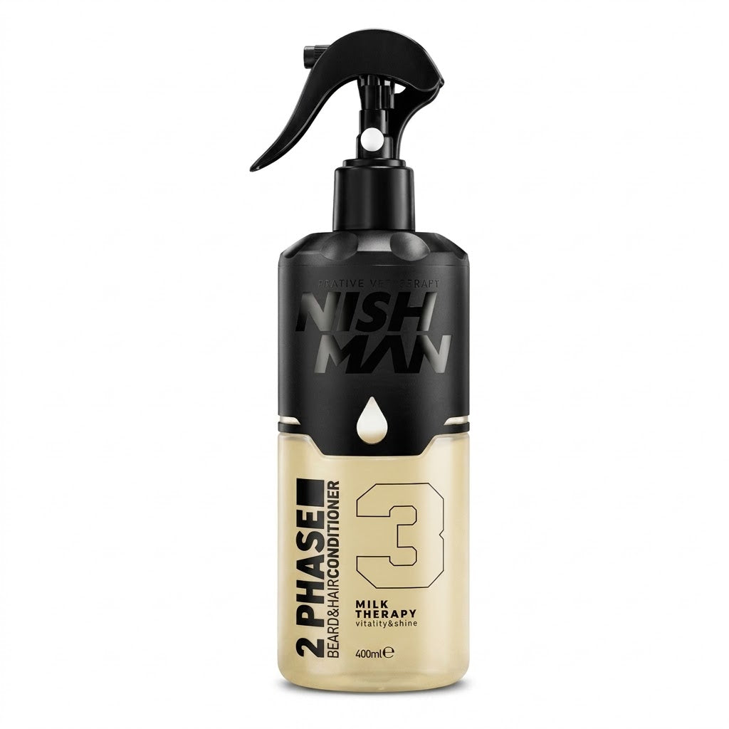 2Phase Condicionador Milky Therapy 3 Barba e Cabelo Nishman 400ml