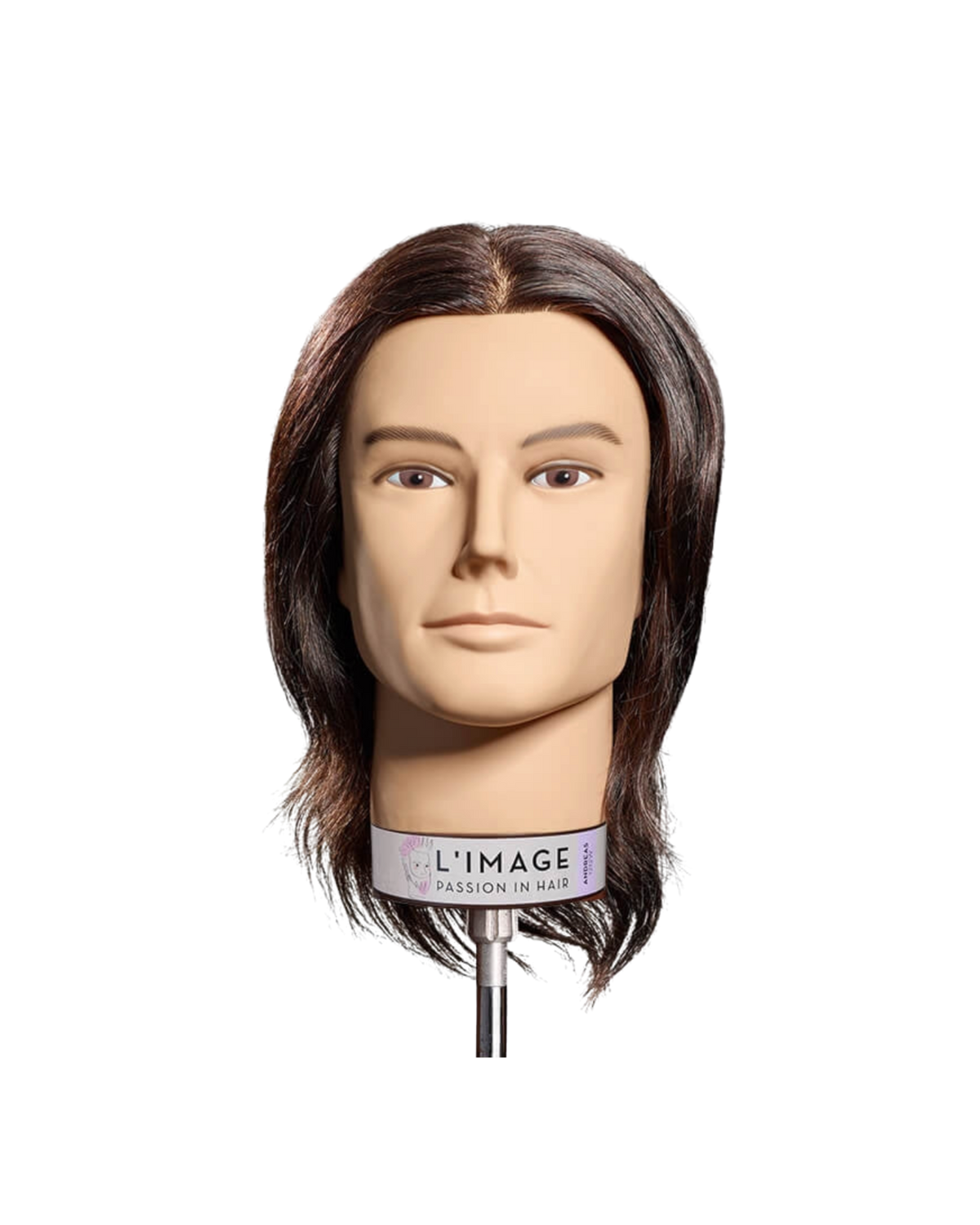 Cabeça Académica de Cabelo Natural