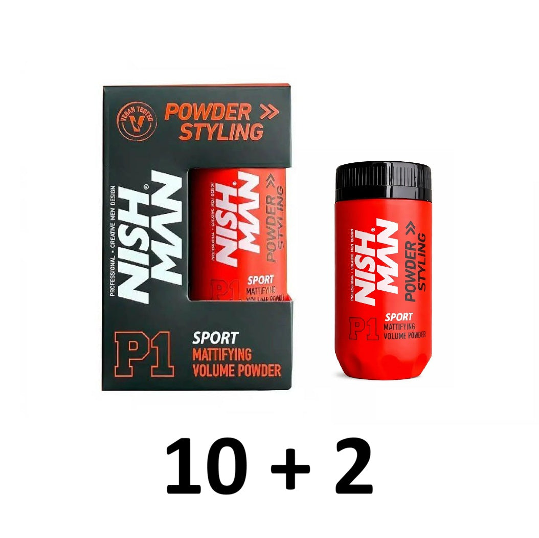 Cera em pó Nishman - P1 Sport 20g (10+2)